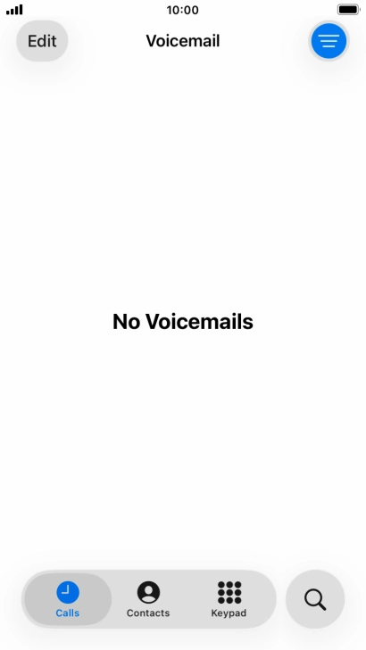Press the Home key to return to the home screen.