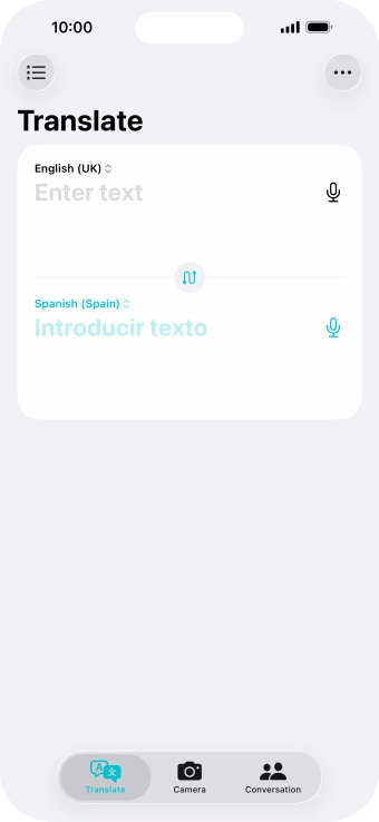 Press the first drop down list.