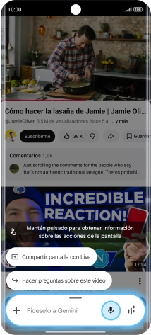 Pulsa Hacer preguntas sobre este vídeo.