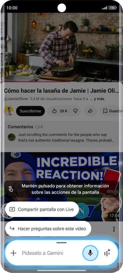 Pulsa Hacer preguntas sobre este vídeo.