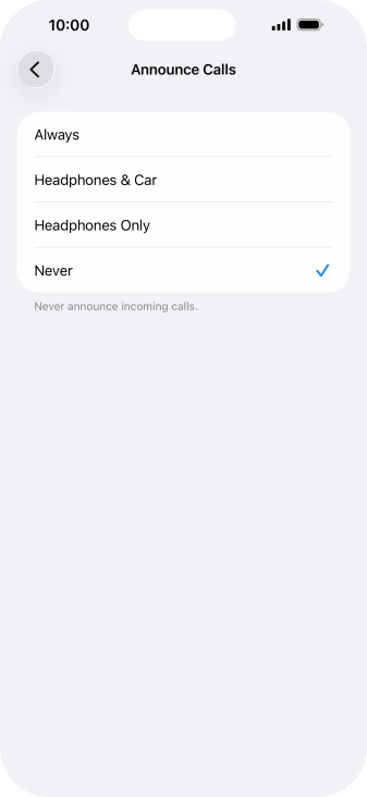 Press Always to turn on the function when silent mode is turned off.