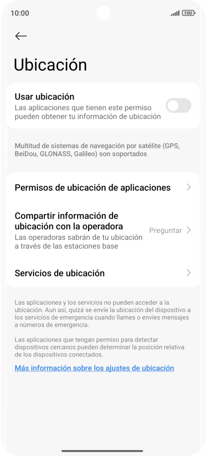 Pulsa el indicador junto a 