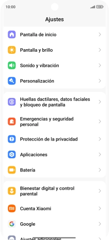 Pulsa Sonido y vibración.