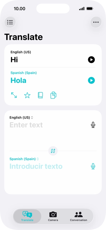 Press the full screen icon.
