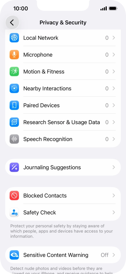 Press Sensitive Content Warning.