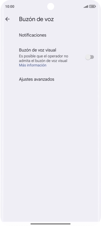 Pulsa Ajustes avanzados.