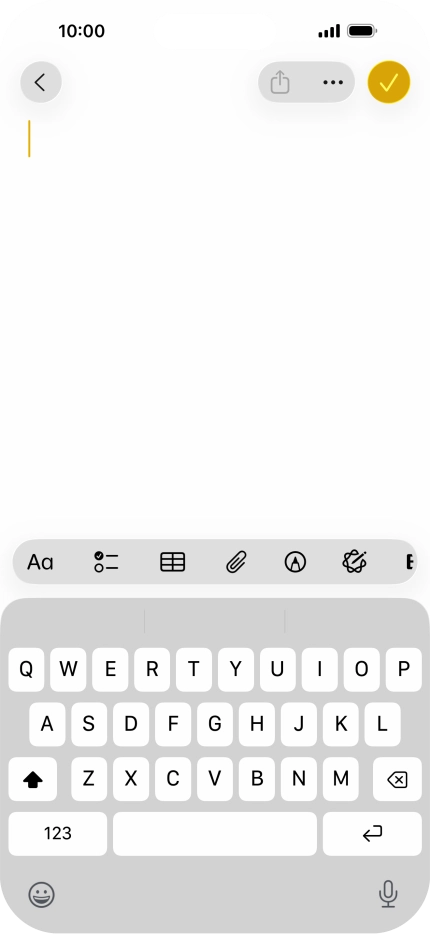 Press the Apple Intelligence icon.