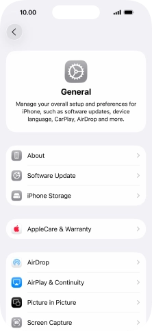 Press iPhone Storage.