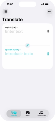 Press the first drop down list.