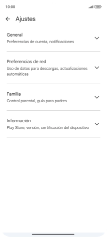 Pulsa Preferencias de red.