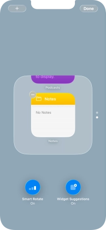 Press Smart Rotate to turn the function on or off.