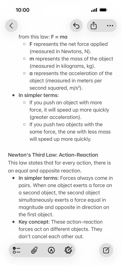 Press the Apple Intelligence icon.