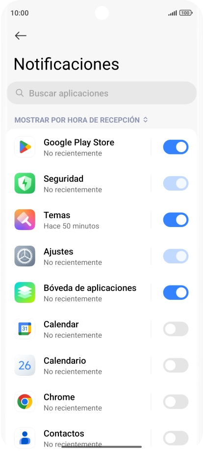 Pulsa la app deseada.