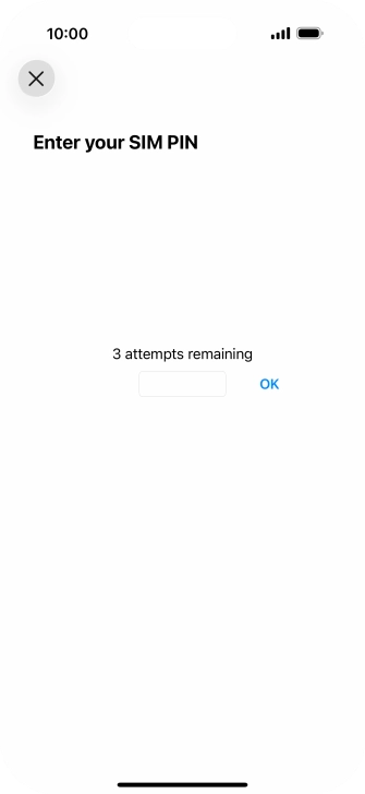 Key in your PIN and press OK.