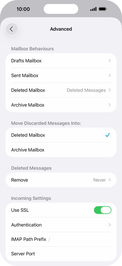 Press Authentication.
