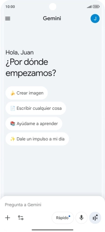 Pulsa el icono de perfil.