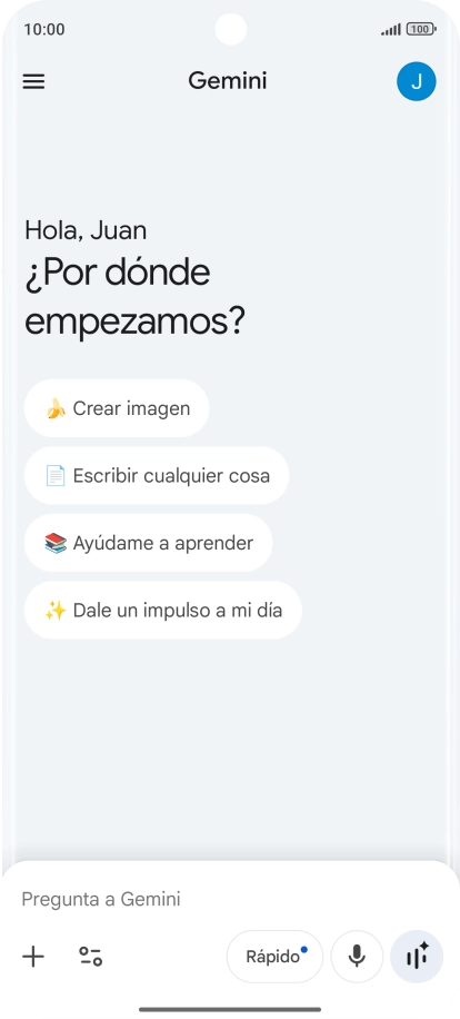 Pulsa el icono de perfil.