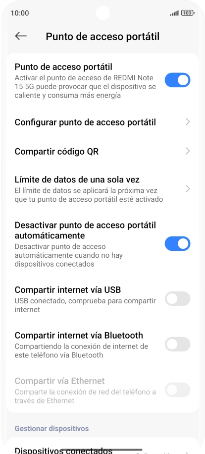 Desliza el dedo hacia arriba desde la parte inferior de la pantalla para terminar y volver a la pantalla de inicio.