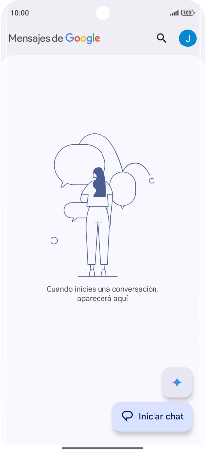 Pulsa el icono de perfil.