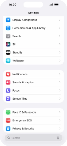 Press Sounds & Haptics.