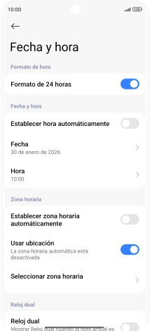 Pulsa el indicador junto a 