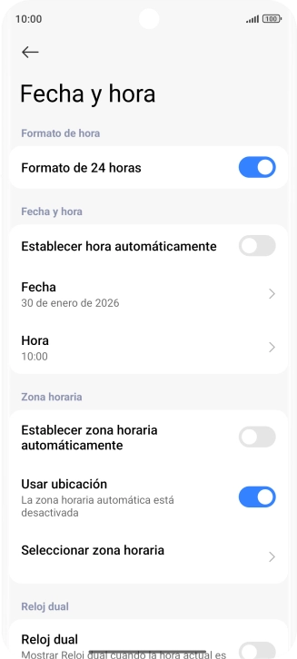 Pulsa el indicador junto a 