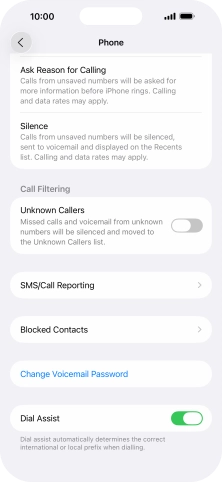Press Silence to turn on the function.