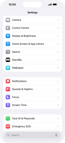 Press Display & Brightness.