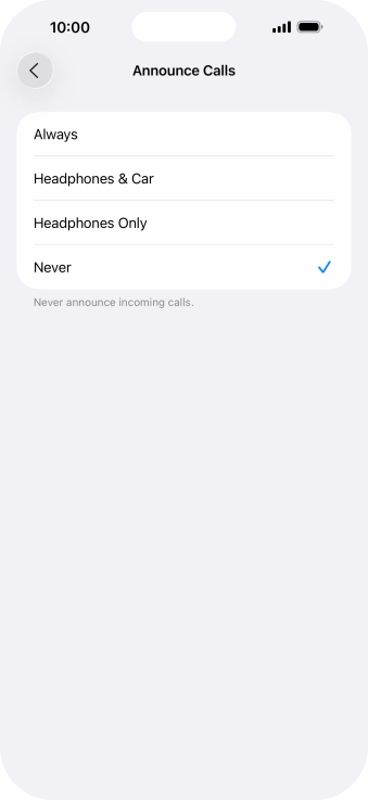 Press Always to turn on the function when silent mode is turned off.