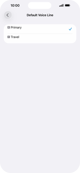 Press the required price plan.