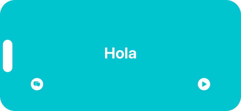 Press the split view icon to go back to display of both languages.