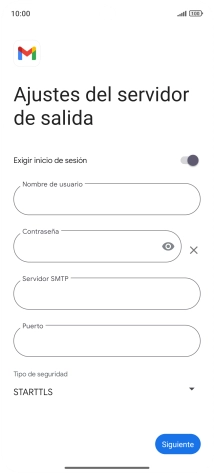 Pulsa el indicador junto a 