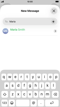 Press the required contact.