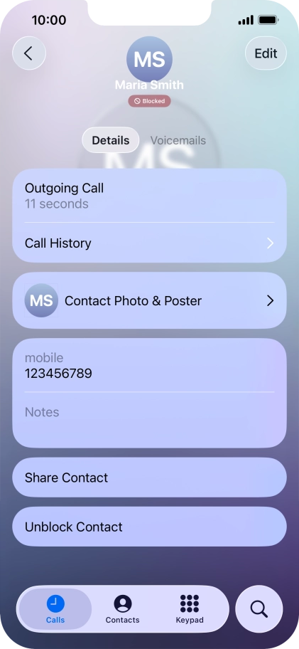 Slide your finger upwards starting from the bottom of the screen to return to the home screen.