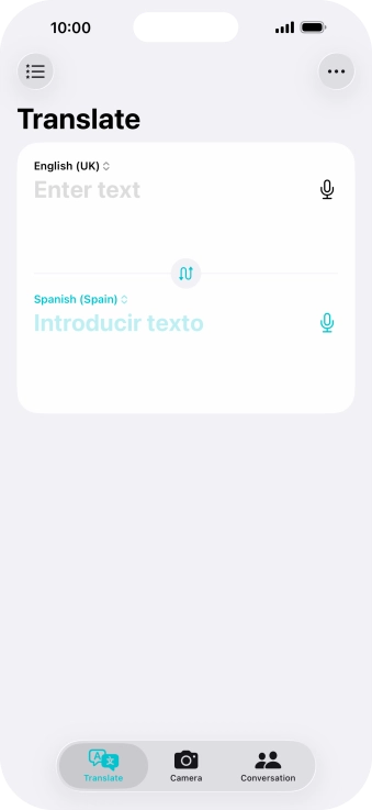 Press the first drop down list.