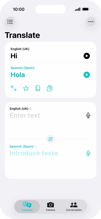 Press the full screen icon.