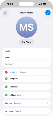 Press Phone and key in the required phone number.