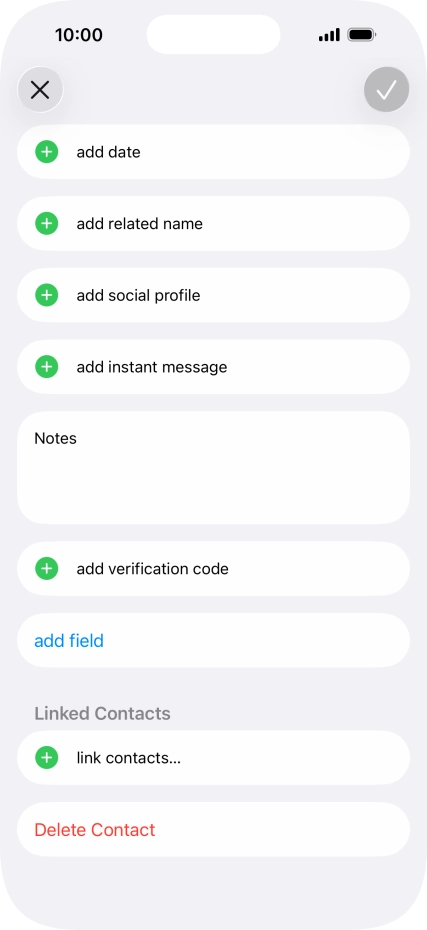 Press link contacts....