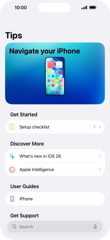 Slide your finger upwards starting from the bottom of the screen to return to the home screen.