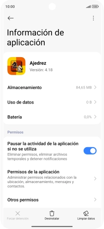 Pulsa Limpiar datos.