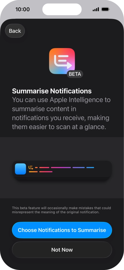 If you turn on the function, follow the instructions on the screen to select more settings.