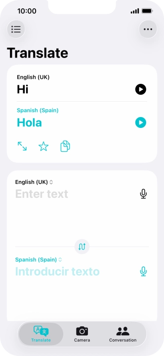 Press the full screen icon.