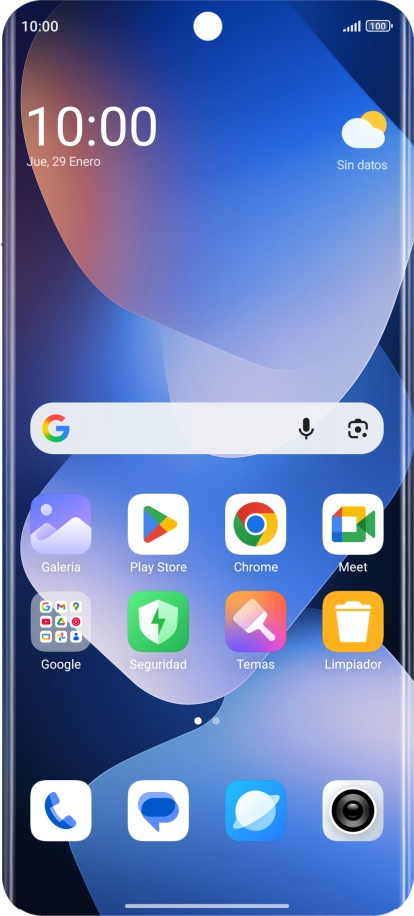 Siempre que el teléfono esté encendido, podrás ver en la pantalla la cantidad de carga que hay en la batería. Cuanto más lleno esté el icono de batería, mayor será la carga existente en la batería.