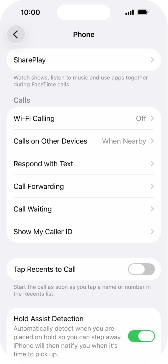 Press Wi-Fi Calling.