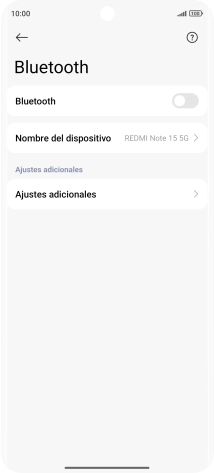 Pulsa el indicador junto a 