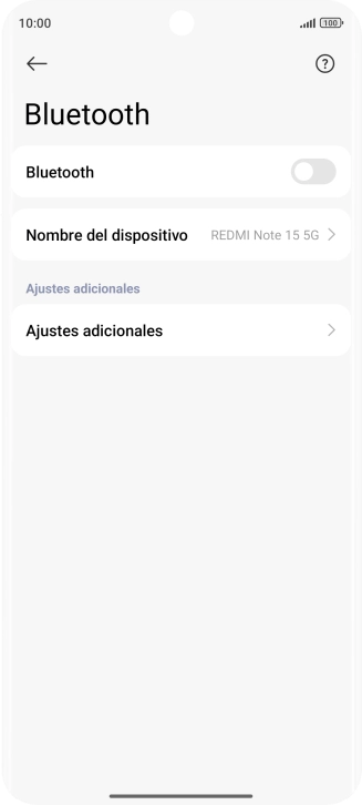 Pulsa el indicador junto a 