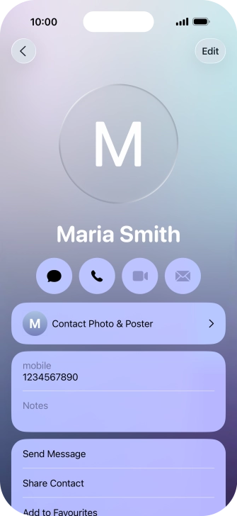 Slide your finger upwards starting from the bottom of the screen to return to the home screen.