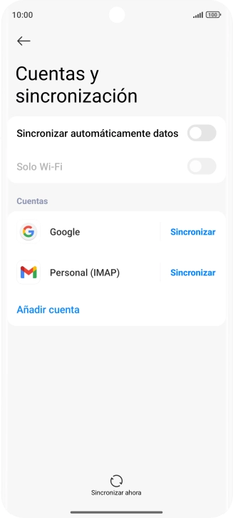Pulsa el indicador junto a 