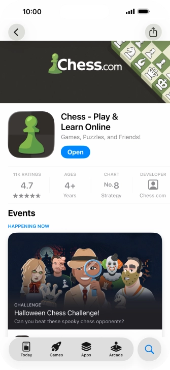 Slide your finger upwards starting from the bottom of the screen to return to the home screen.