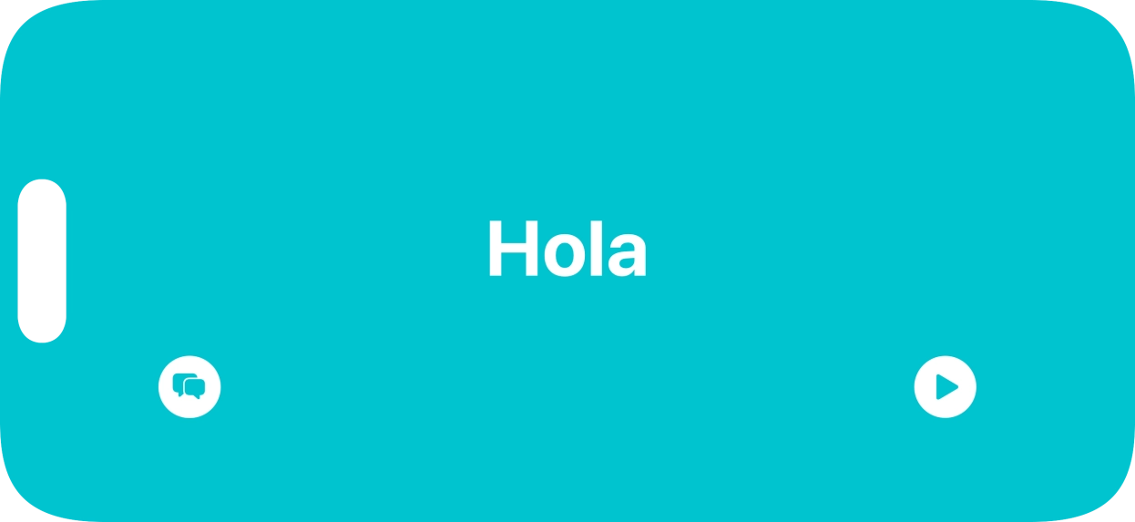 Press the split view icon to go back to display of both languages.